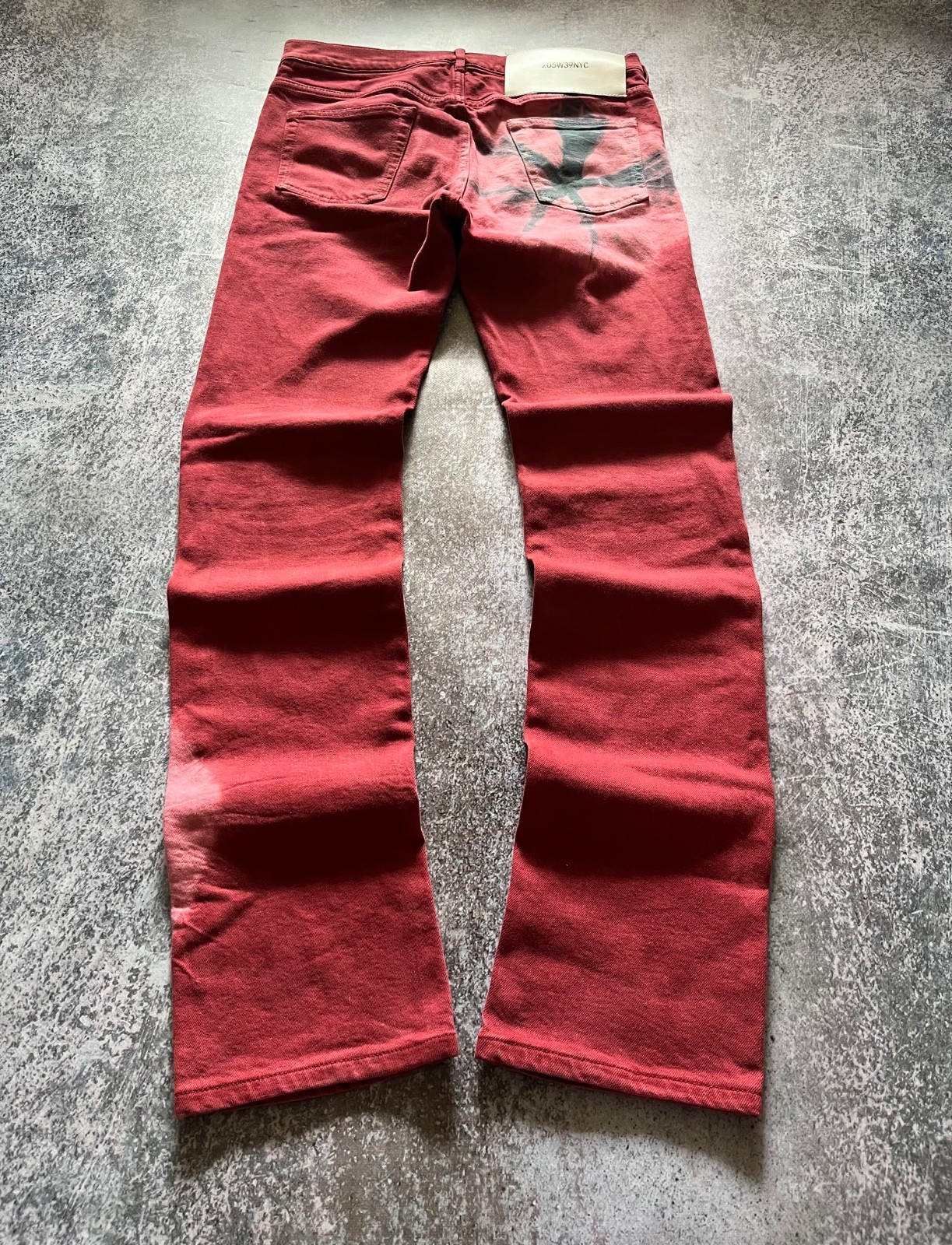 Calvin Klein 205W39NYC Tie Dye By Raf Simons crazy y2k jeans