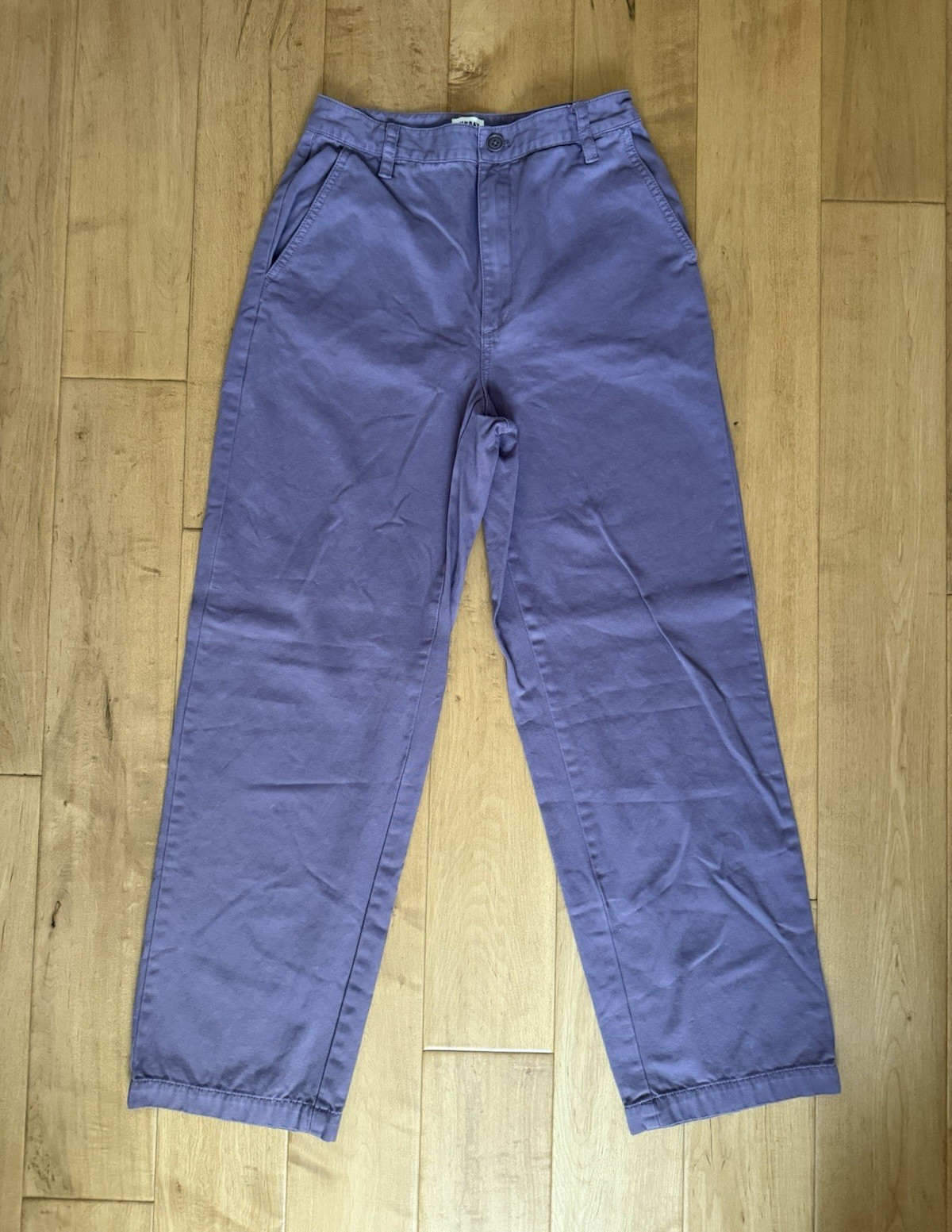 aritzia sunday best size 4 purple straight leg pants
