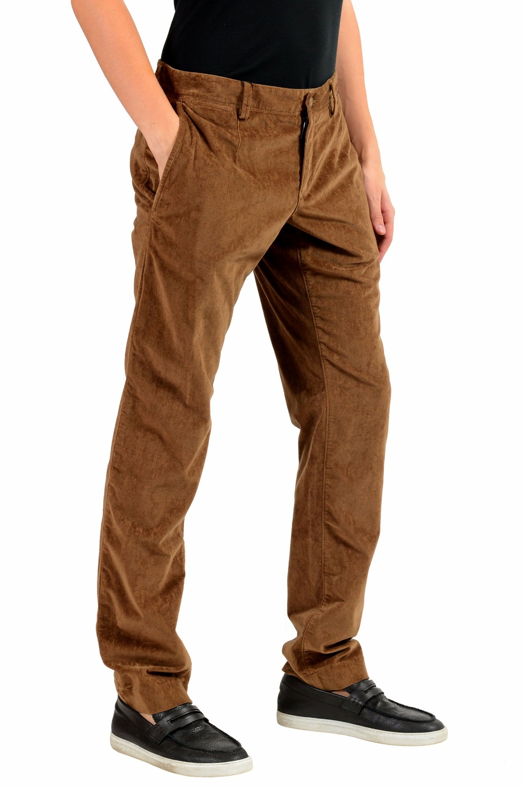 Dolce & Gabbana Men’s Brown Corduroy Casual Pants Size 28 30 32 34 36 38 40