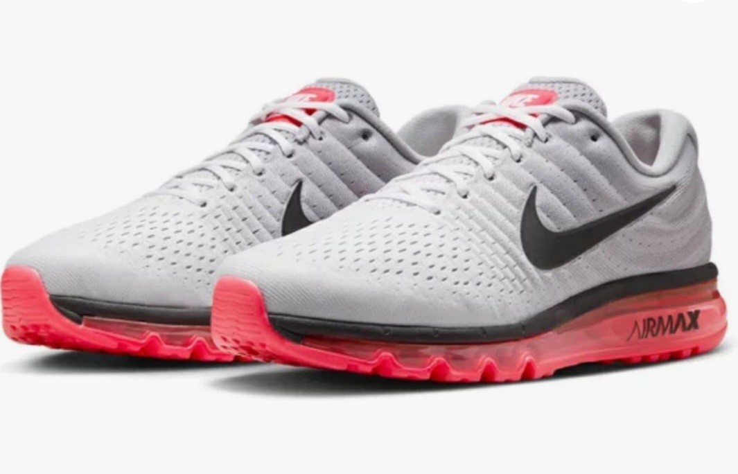 Multisize Nike Air Max 2017 White/Black/Grey 849559 106 Men’s Running Shoes