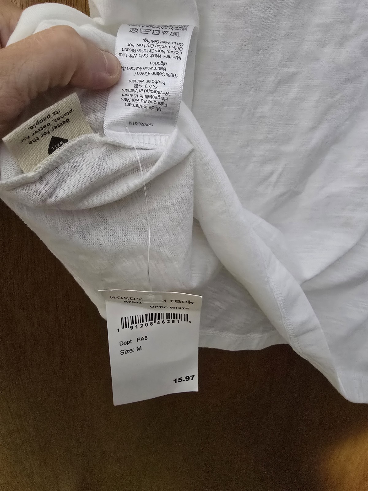 Madewell Tank Top Womens Medium White V Neck Organic Cotton Sleeveless MD045