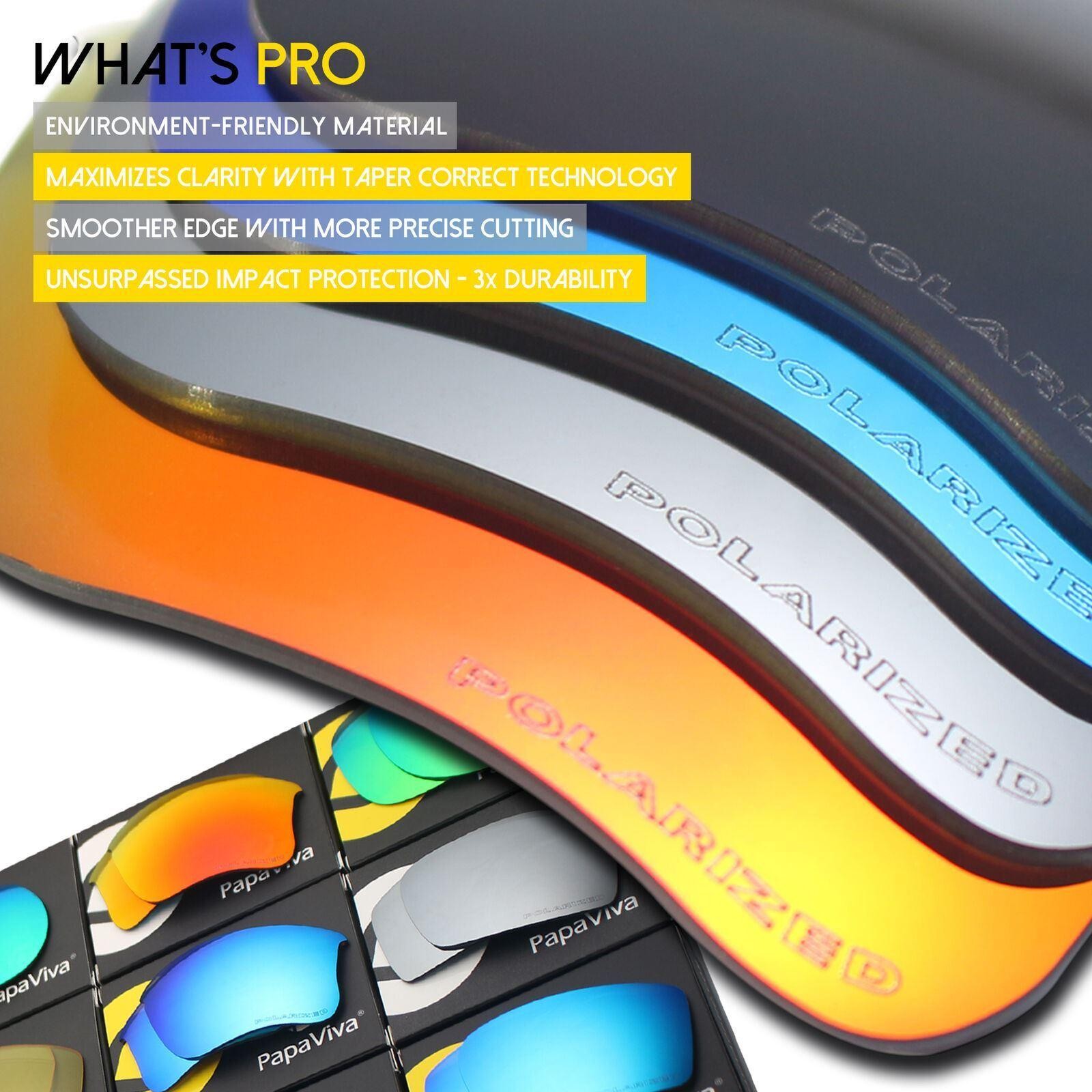 PapaViva Polarized Replacement Lenses For-Oakley Frogskins Lite OO9374-Options