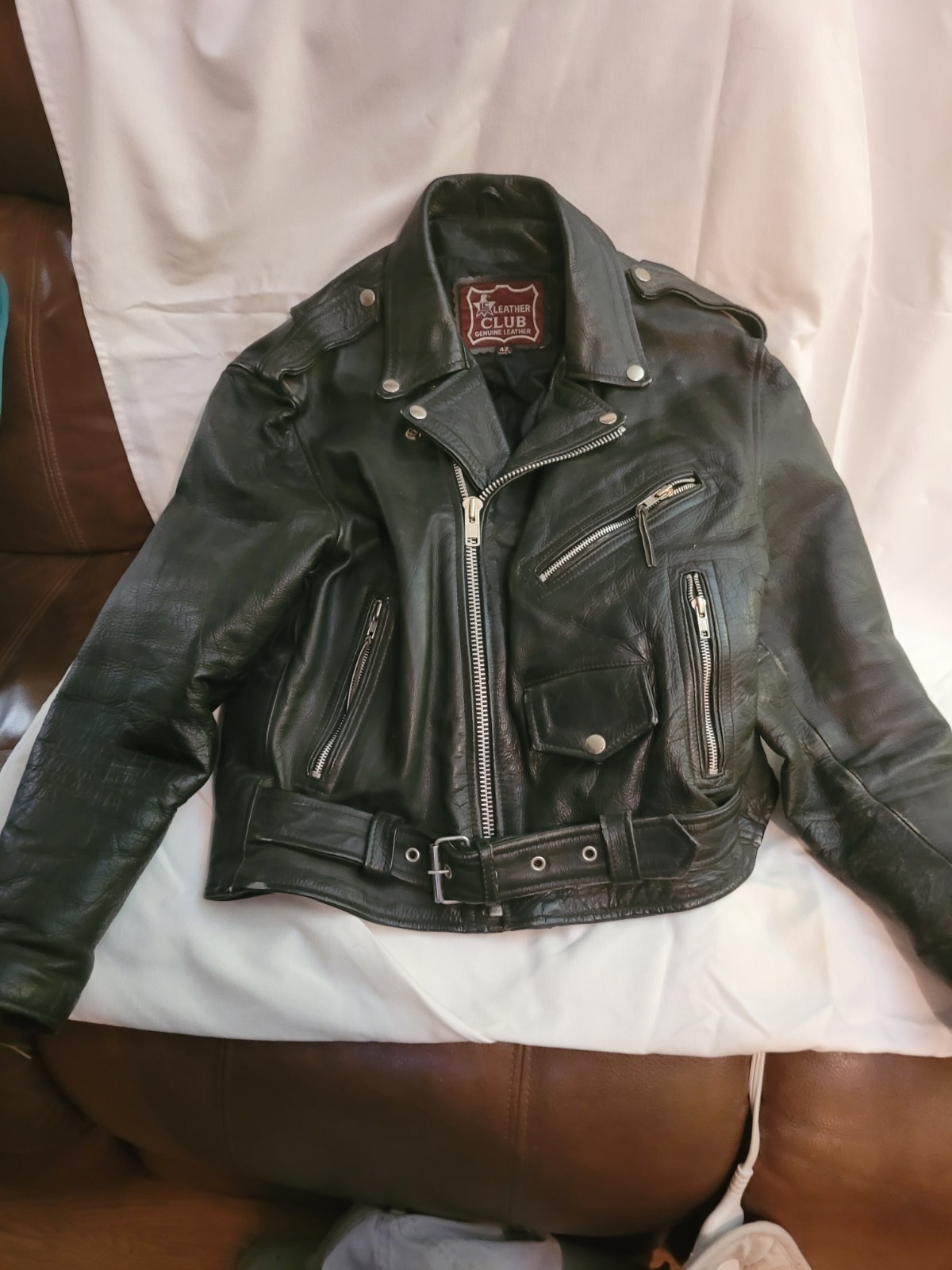 Black Leather Motorcycle Jacket