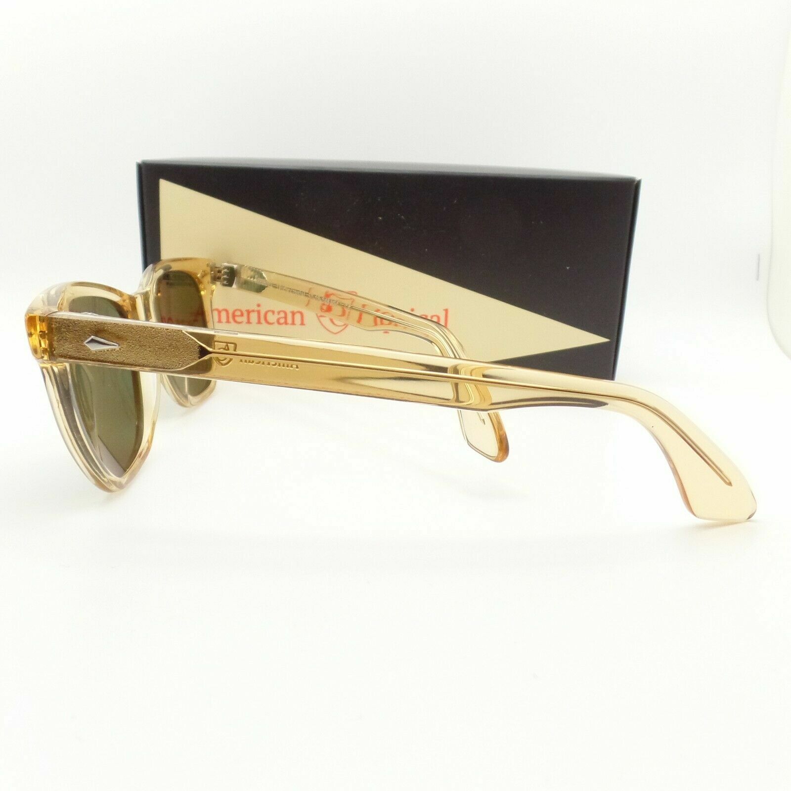AO American Optical Saratoga Sunglass Crystal Yellow Green, Polar or Frame Only
