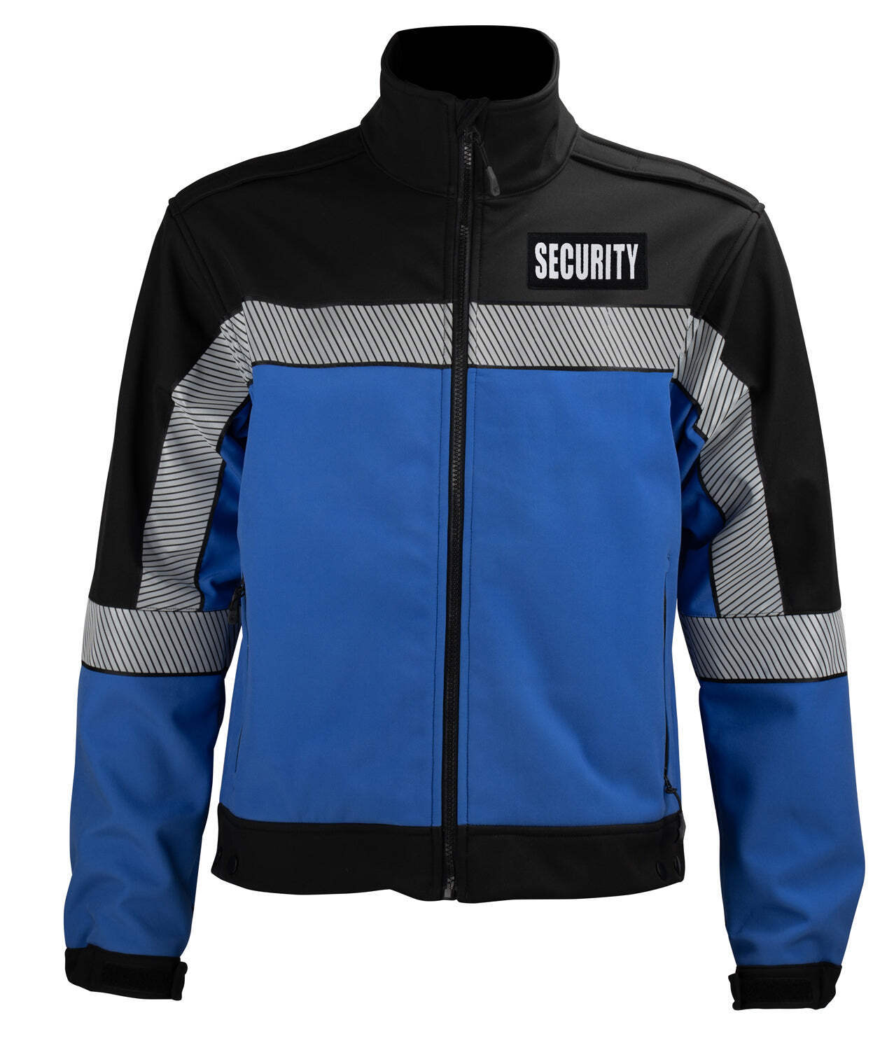 High Visibility Security Soft Shell Jackets with Reflective Emblems