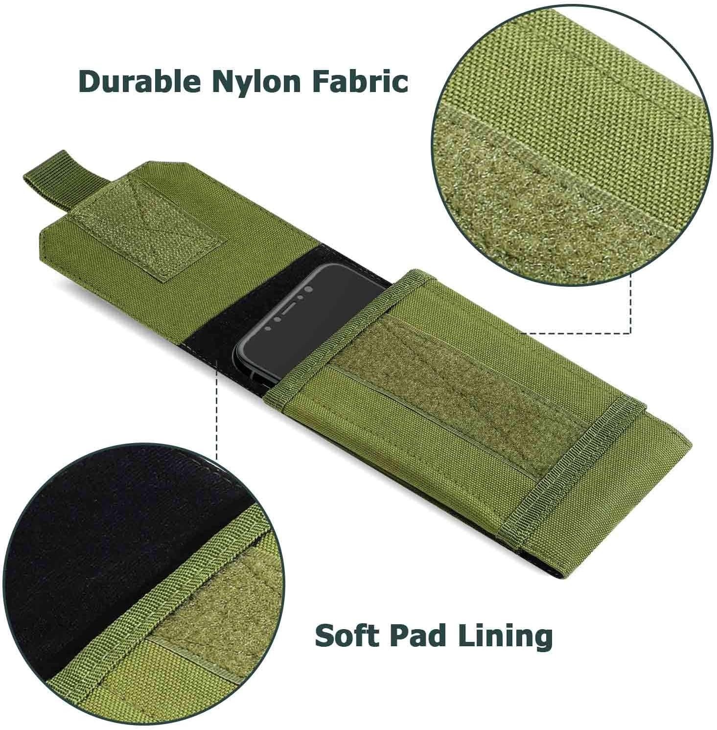 Tactical Molle Cell Phone Pouch Army Holster Case Waist Pouch Bag for Smartphone