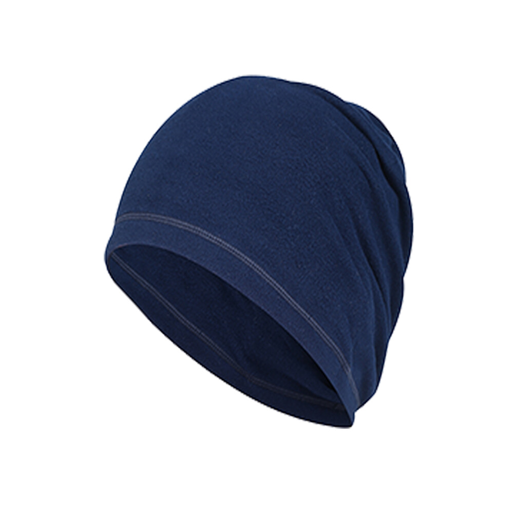 Winter Warm Skull Cap Fleece Beanie Hat Windproof Helmet Liner Cap for Men Women