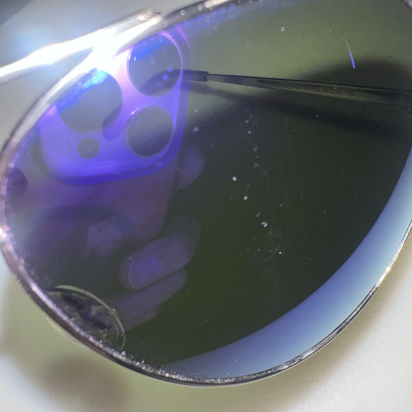 Oliver Peoples Sayer Sunglasses | Silver Frame Blue Mirror Lens OV1201S 63mm