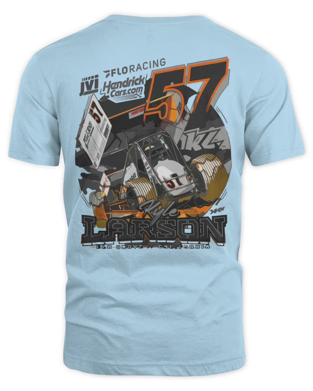 Kyle Larson Merchandise Down the Stretch Shirt