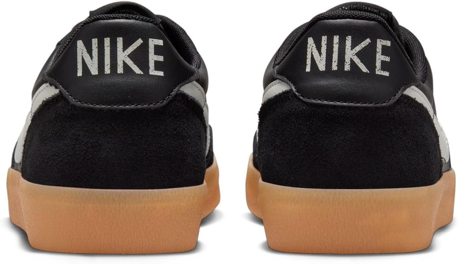 Nike Men’s Killshot 2 Leather Sneakers, Black/Sail/Gum Yellow, 12 Medium US – Bl