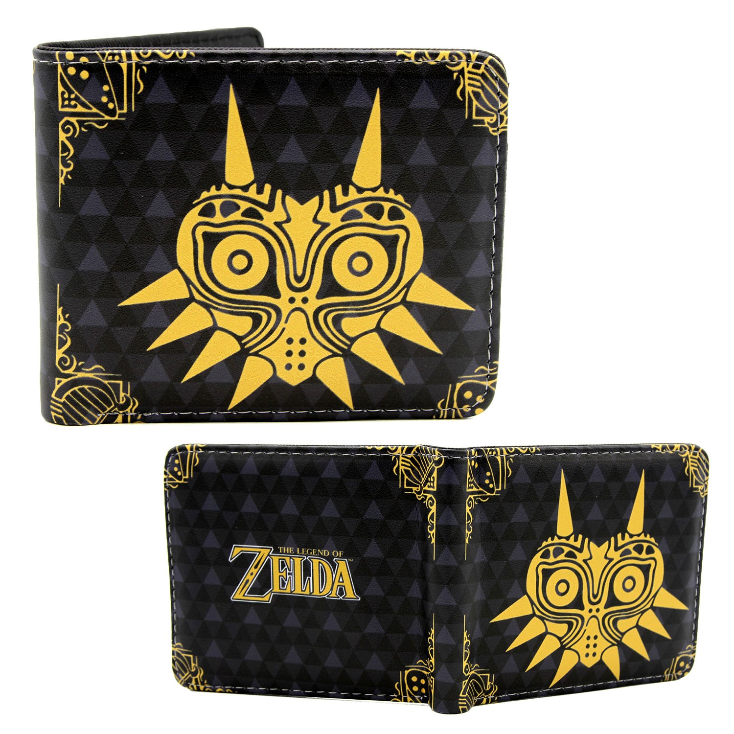 MAJORA’S MASK LOGO The Legend of Zelda 4 in. Bi Fold Wallet (Anime Credit Card)