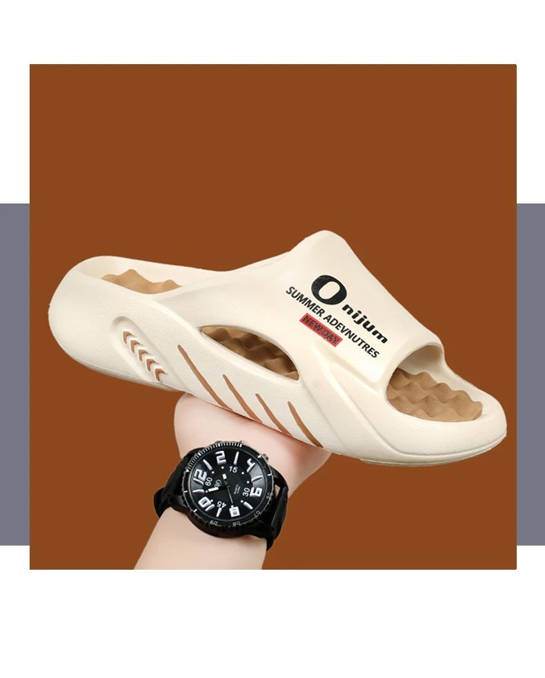 Men’s Summer Orthopaedic Massage Slippers Non-Slip Cool Sandals Comfort Slippers