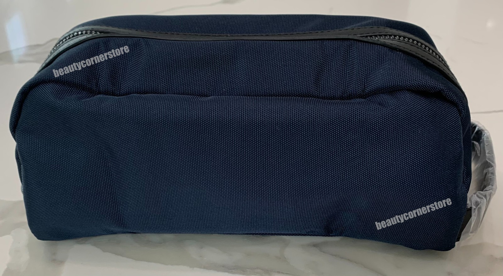 Michael Kors Parfums Pouch Dark Blue Toiletry Bag Travel Shaving Dopp + Dust Bag
