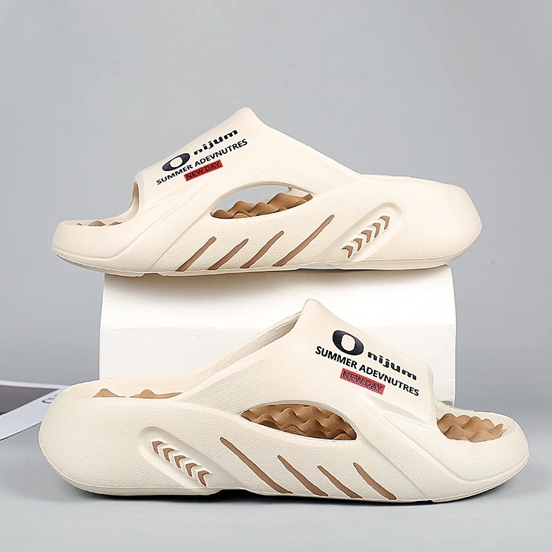 Men’s Summer Orthopaedic Massage Slippers Non-Slip Cool Sandals Comfort Slippers