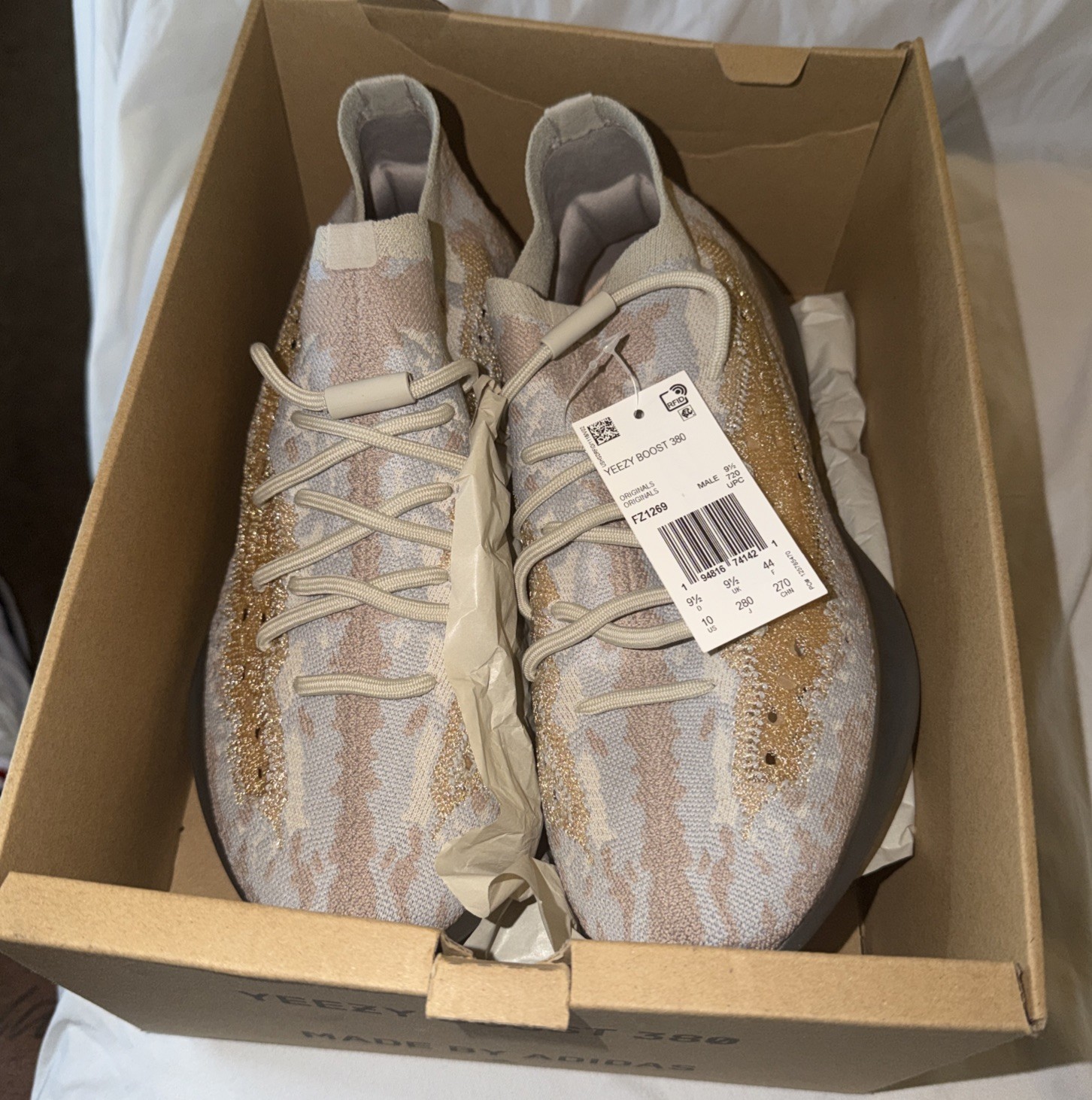 Size 10 – adidas Yeezy Boost 380 Pepper Non-Reflective