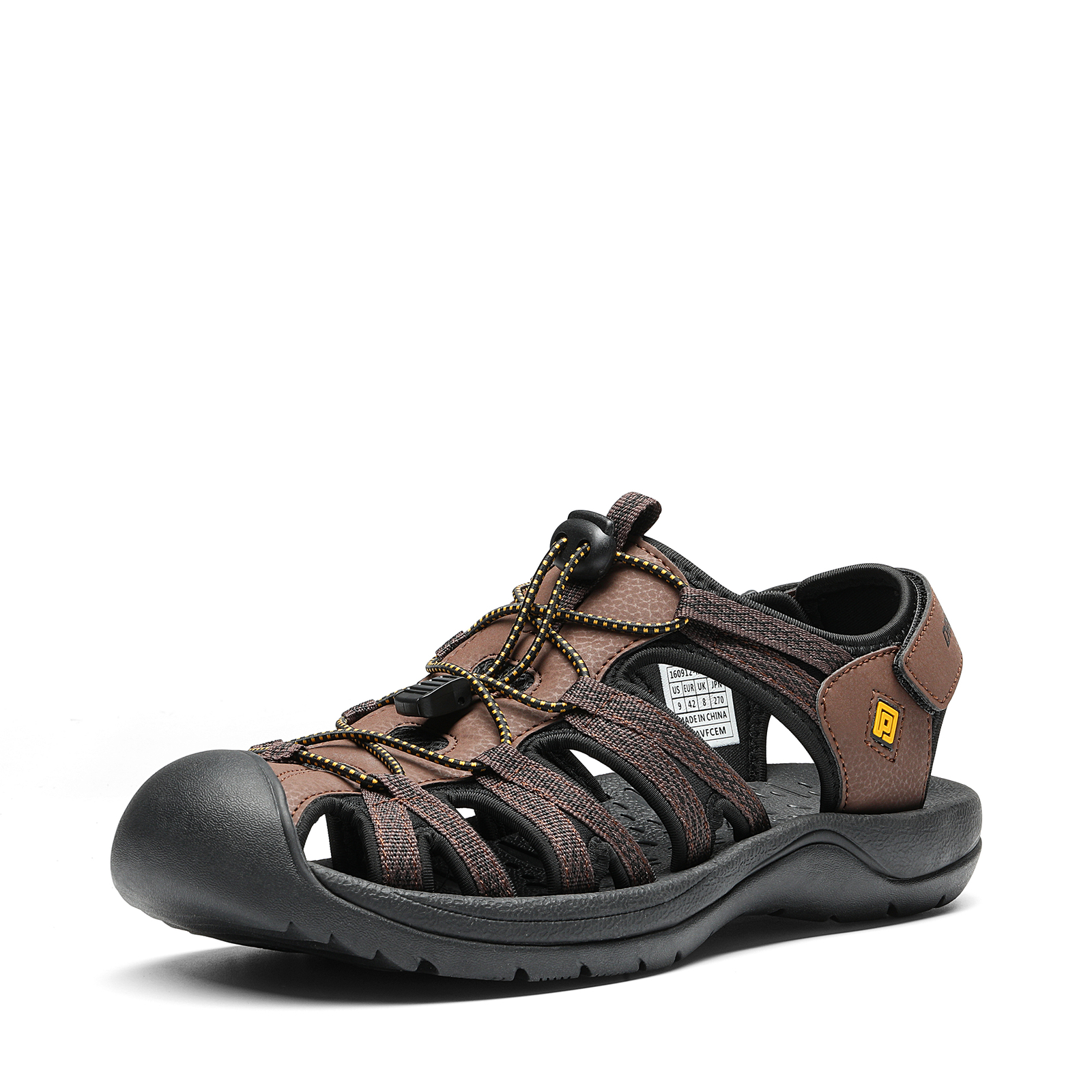 Men’s Hiking Adventurous Sandals Closed Toe Outdoor Beach Sport Fisherman Shoes
