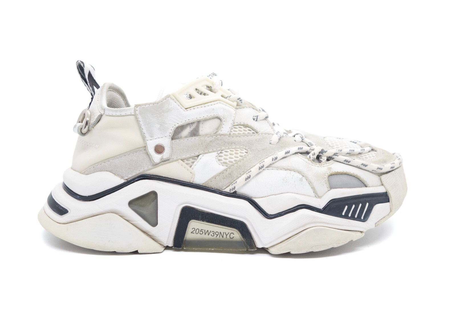Calvin Klein 205W39NYC By Raf Simons Strike 205 Distressed Runner Sneakers