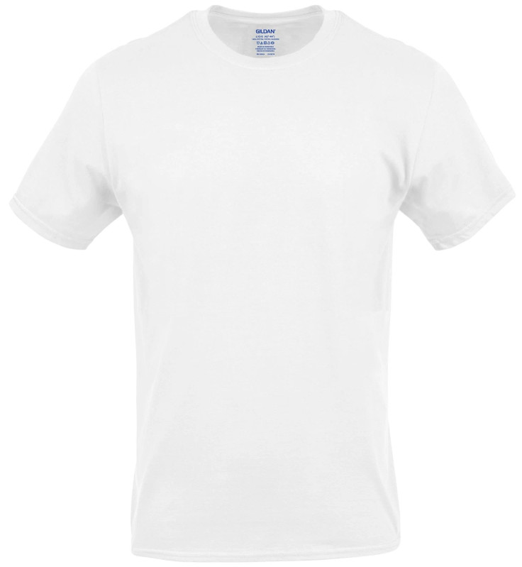 Gildan Men’s Crew T-shirts, Multipack, Style G1100, White 6-Pack ( Select Size)