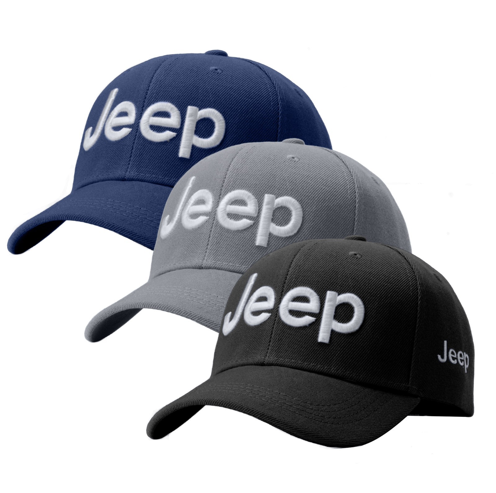 Jeep Baseball Cap Hat Embroidered Logo Off-Road 4×4 Wrangler Men Gift Idea Car