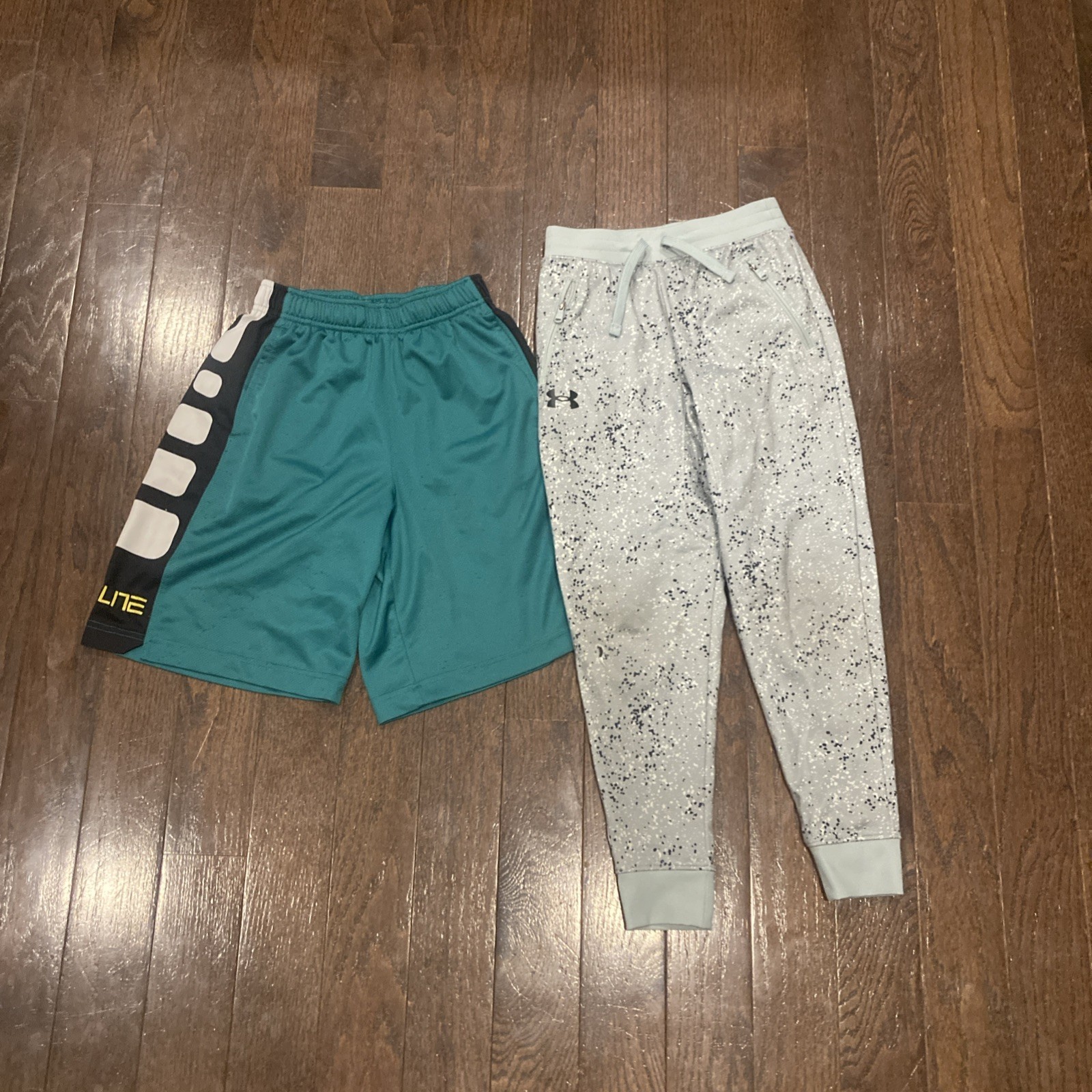 Youth Boys Small Nike Shorts & Under Armour Sweatpants Lot