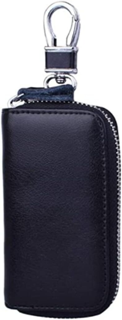 Key Wallet Leather Men Women Keychain Key Case Holder Organizer Credit Card Case