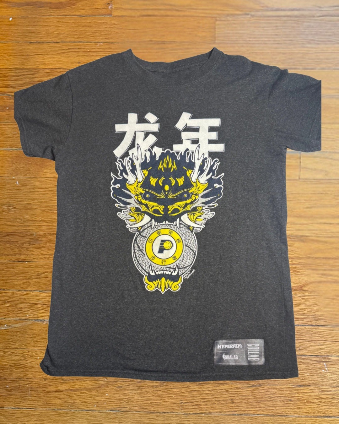 Indiana Pacers Hyperfly Shirt Unisex M Collab NBALab Dragon Year Graphic