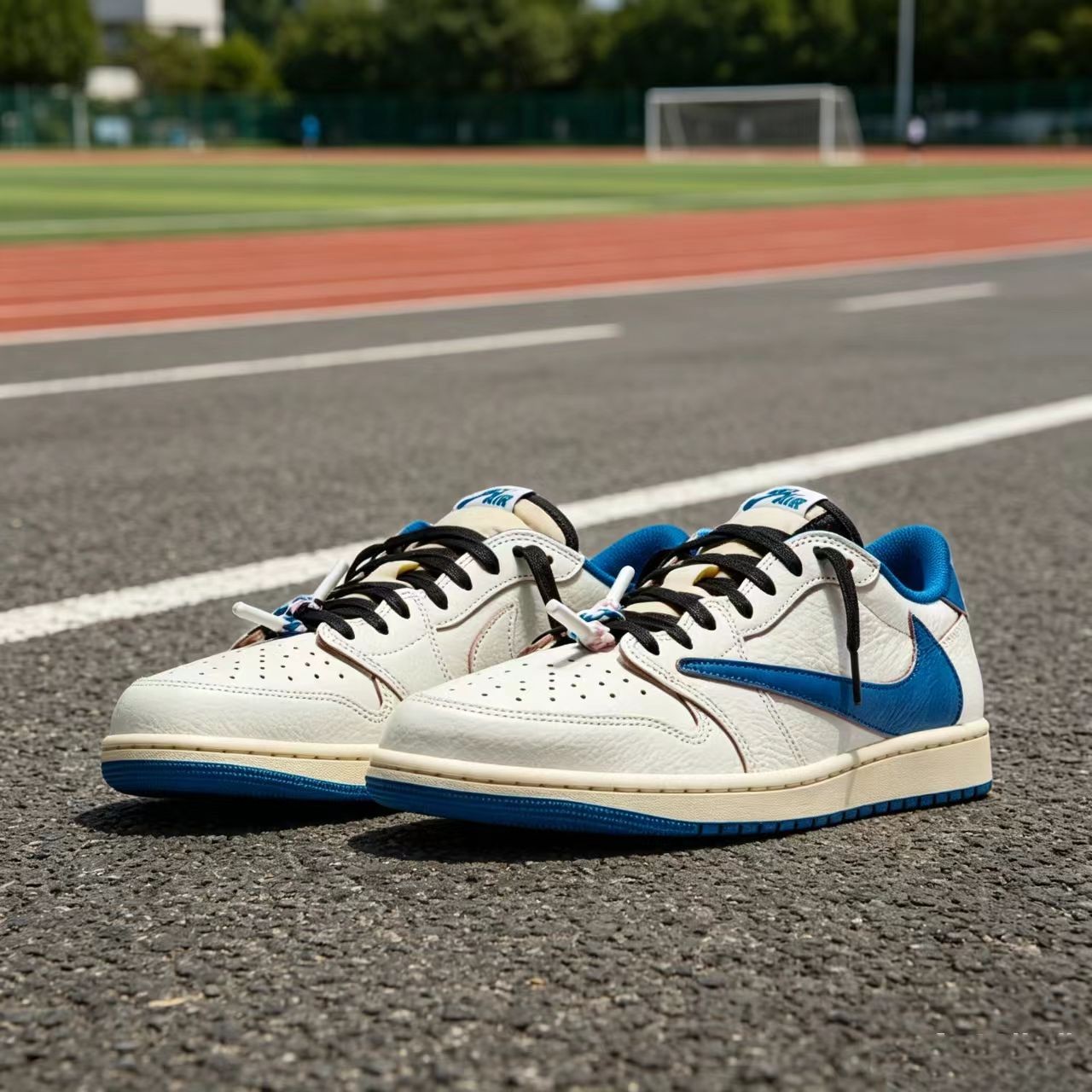 🔥New Jordan 1 Retro Low OG SP Fragment Military Blue Men’s DM7866-104 CL