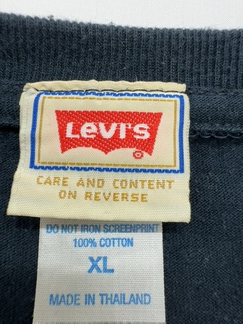 Levi’s Men’s Blue Logo Crew Neck T-Shirt Size XL Excellent Condition