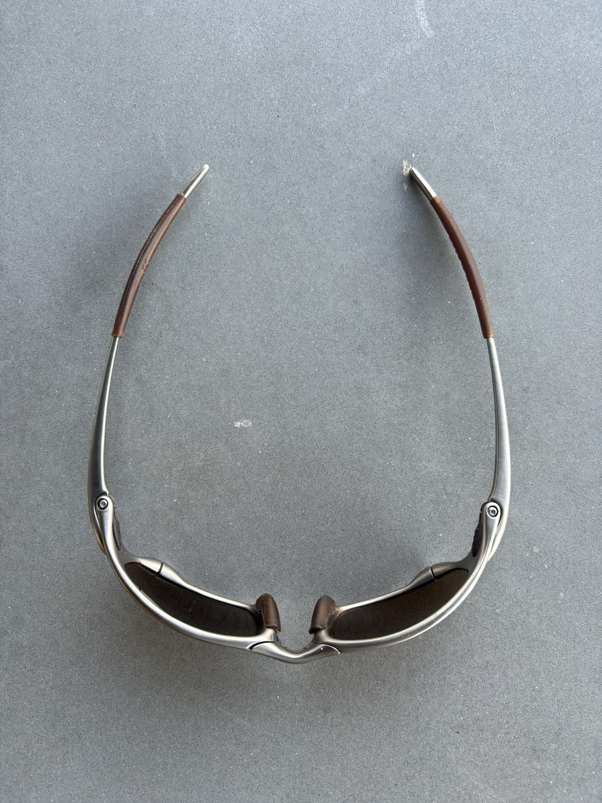 Authentic Vintage Oakley Juliet Titanium X-Metal – Silver Frame x Bronze Lens