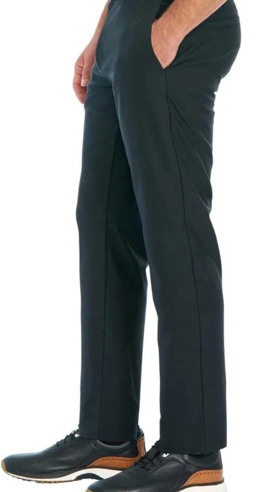 Gregg Norman mens microfiber yarn stretch pants