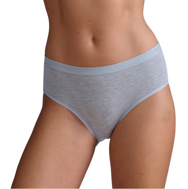 Karen Neuburger Womens 6 Pack Medium Modal Hipster Panties Black Pink Gray Blue