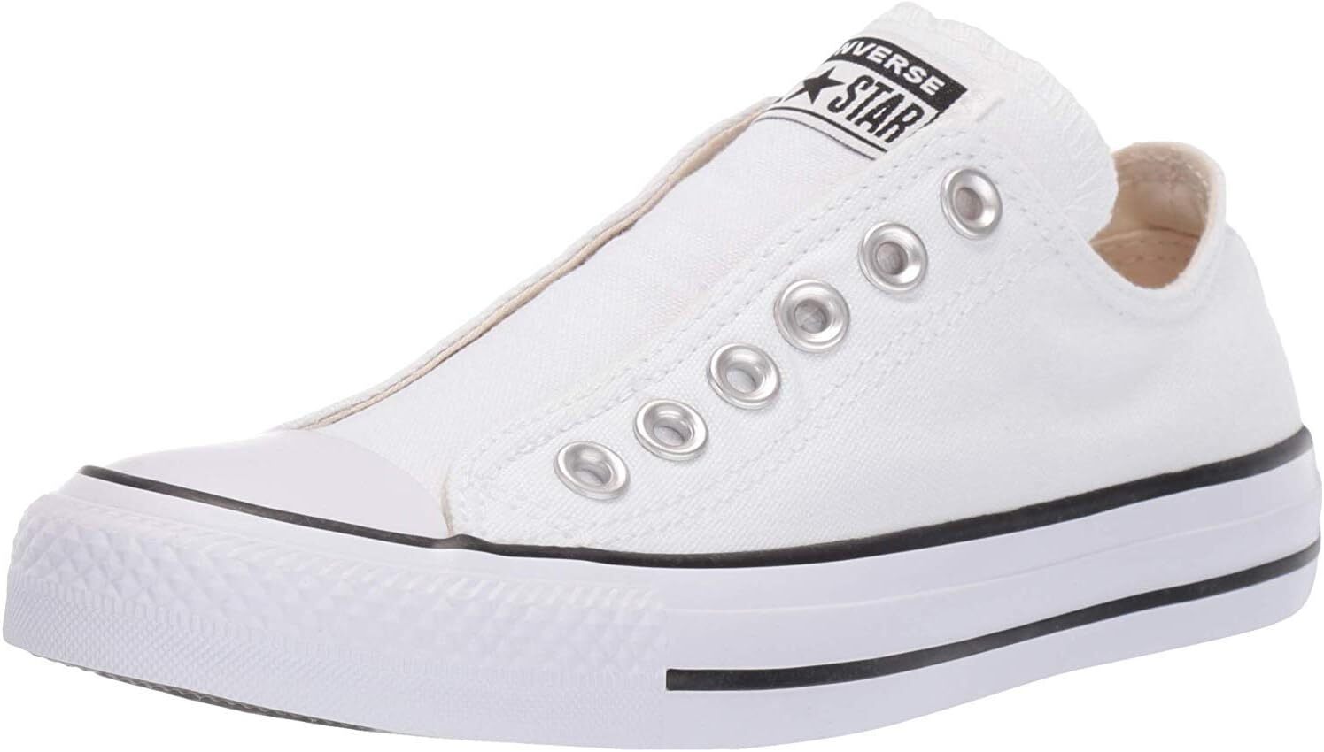 Converse Unisex 164301F White Classic Low Top Slip On Shoes US Men 4 Women 6