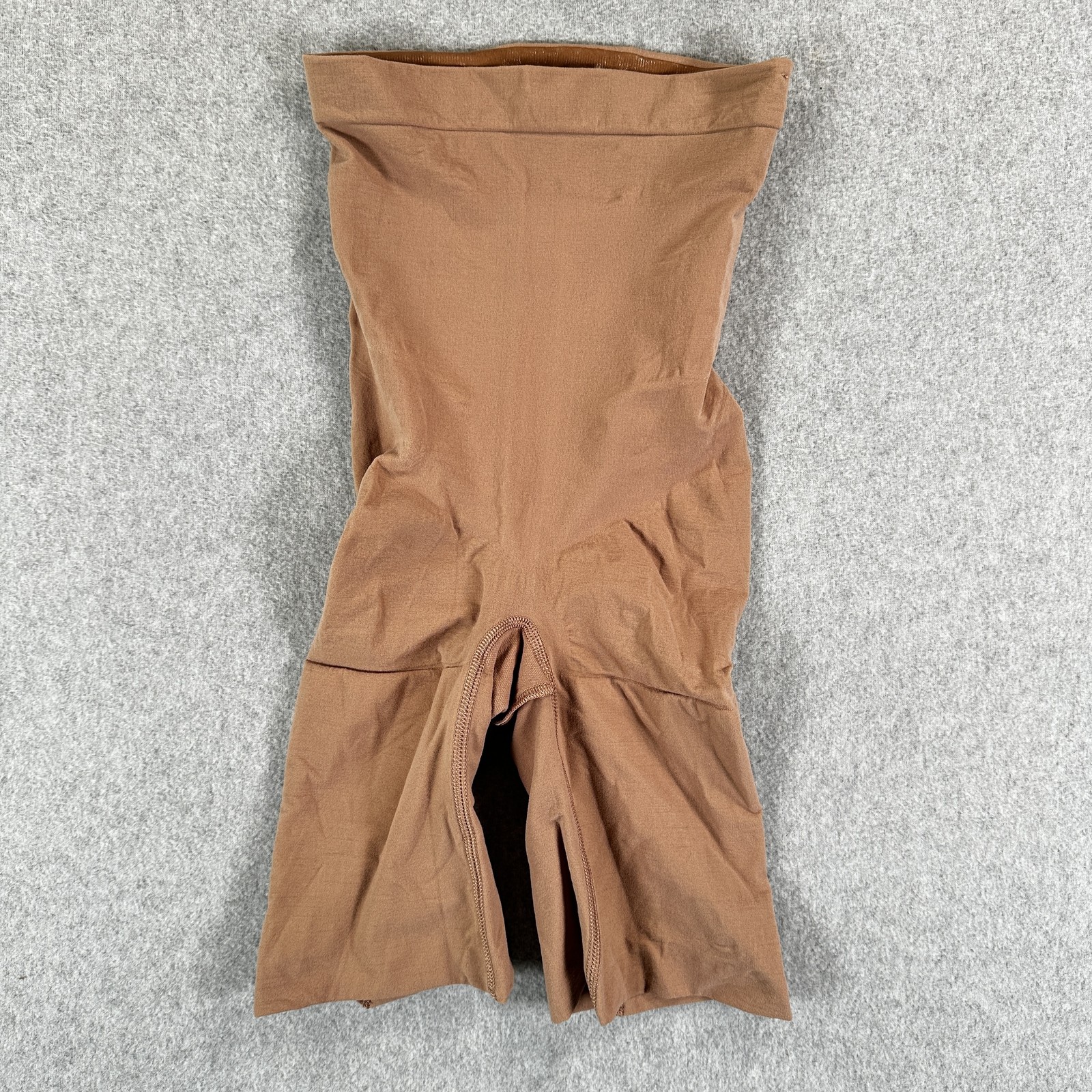 Spanx Shapewear Shorts Womens Small Brown High Waisted Power Series Slimming