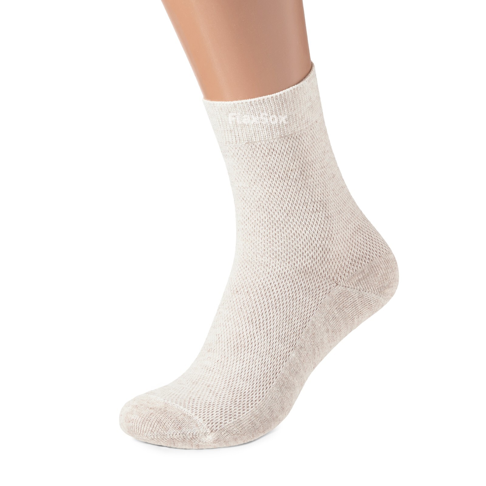 Breathable Thin Mesh-knitted Organic Linen Men`s Socks, Set of 3, 5, 10 pairs