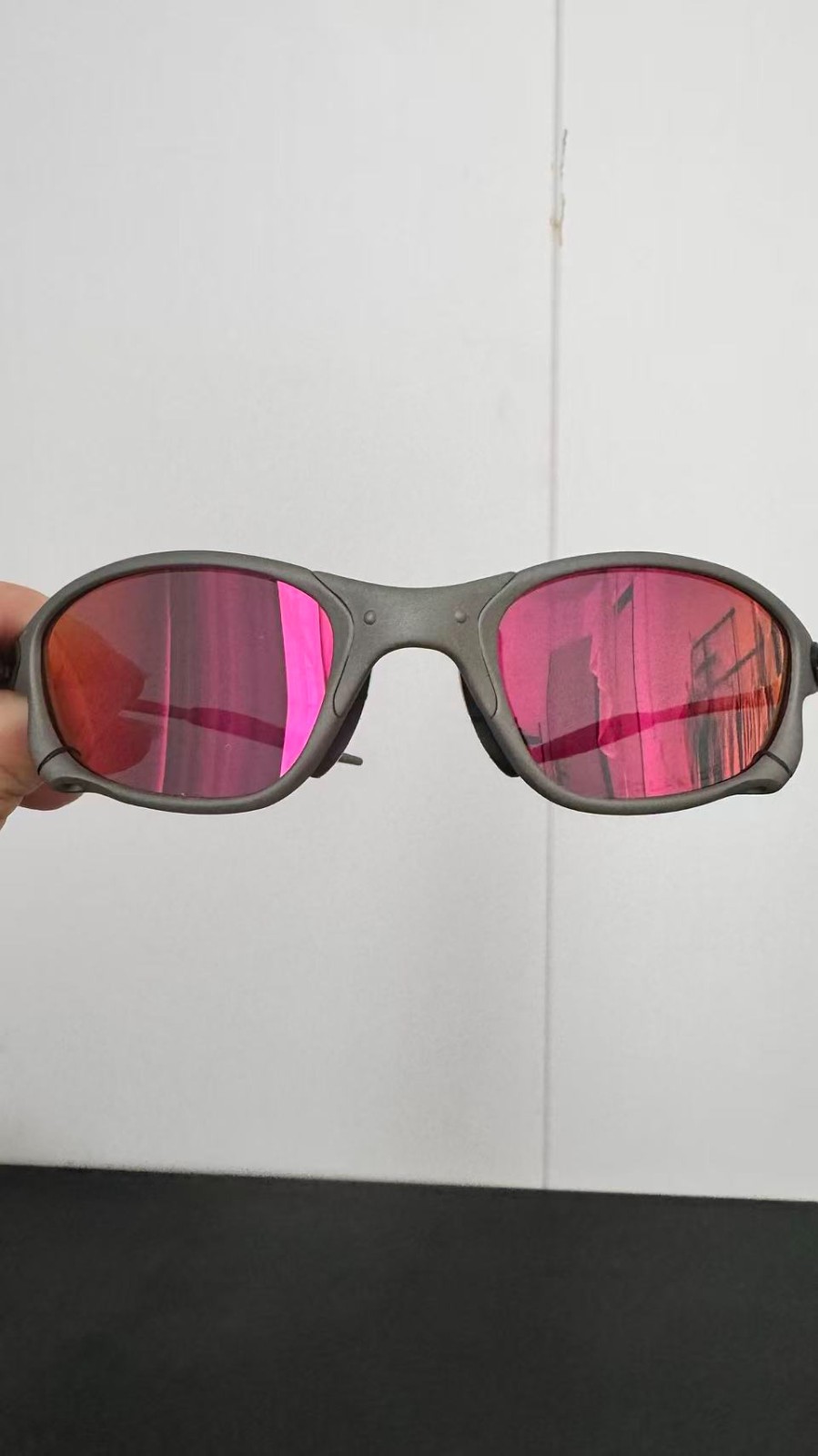 Vintage Oakley Penny & Juliet X-Metal Sunglasses Gray/Ruby/*