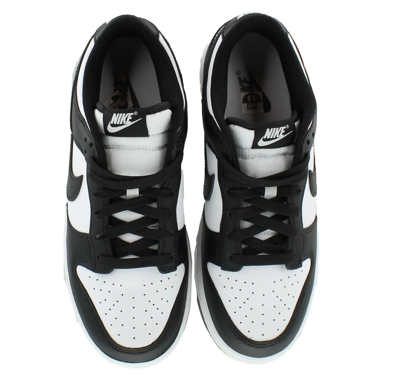 Men’s Nike Dunk Low Retro Shoes ’80s Color Block Panda Leather, DD1391-100