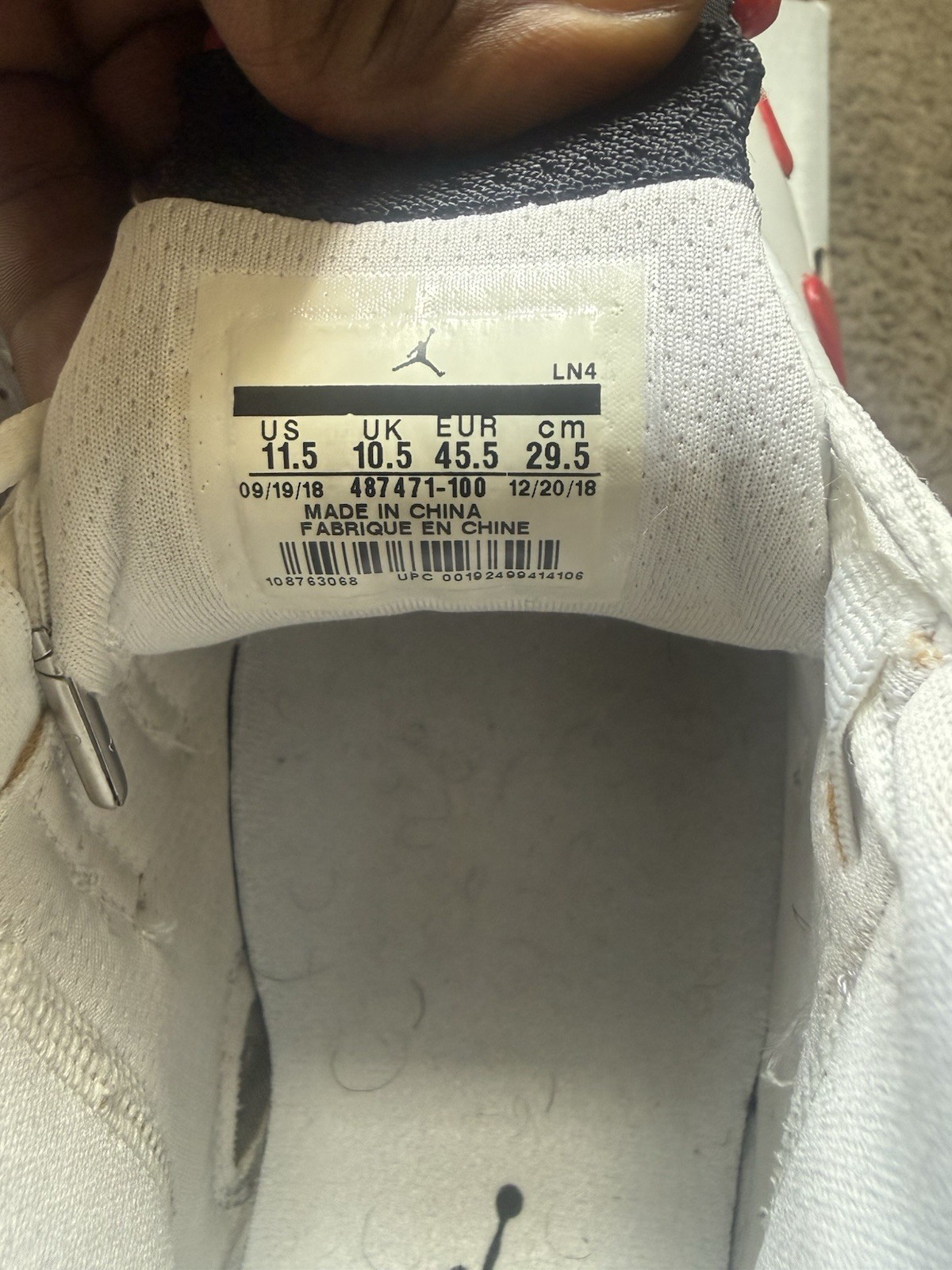 Jordan Air Jordan 14 Retro Candy Cane 2019 White/Red/Black 487471-100