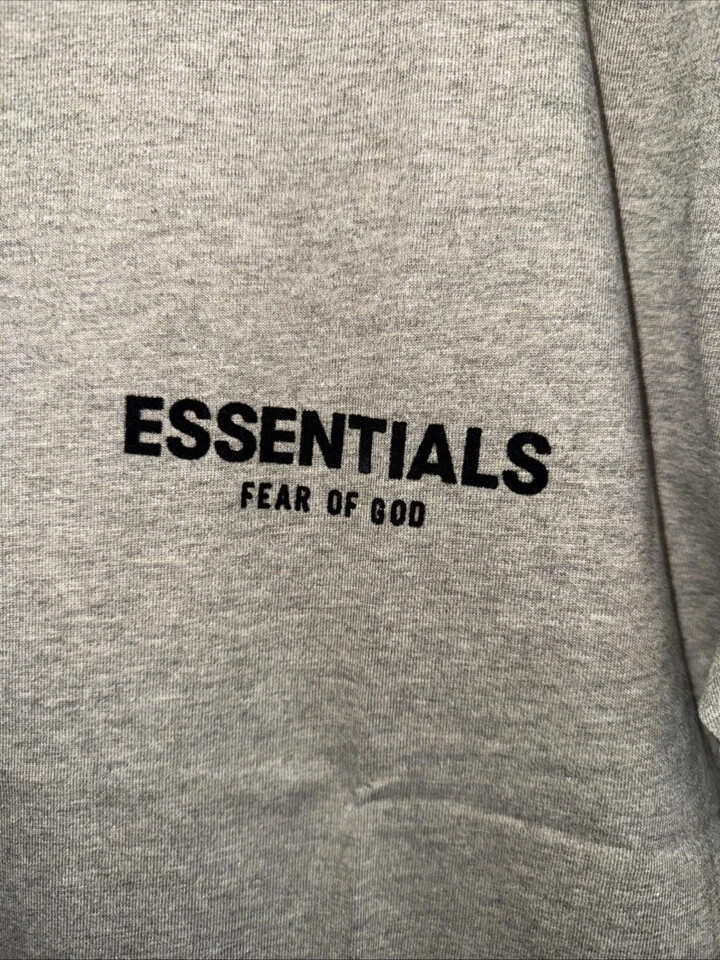 NWT FEAR OF GOD ESSENTIALS T-SHIRT SS22 “Dark Oatmeal” AUTHENTIC (SIZE XXS-XXL)