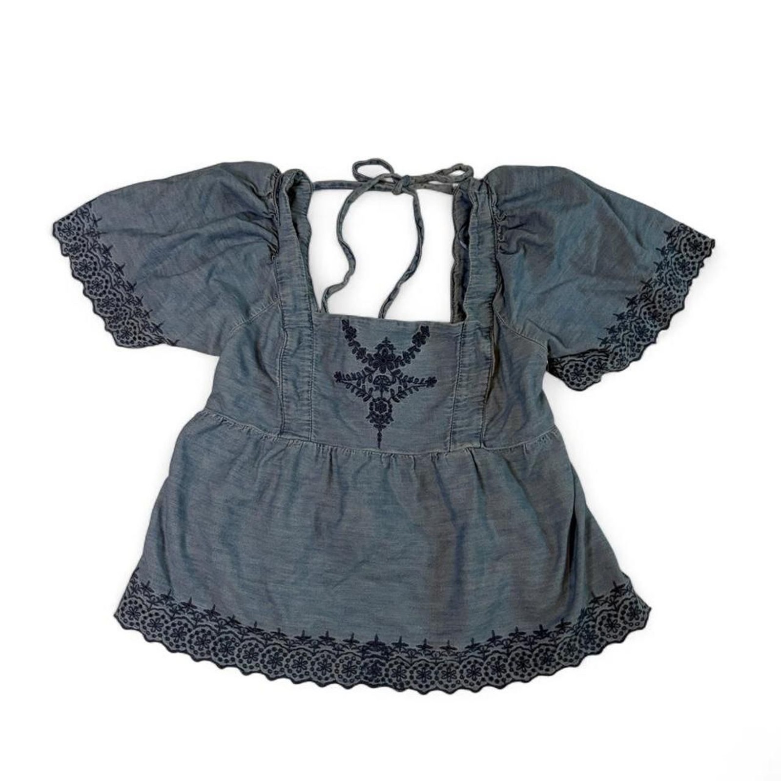 Old-navy Women’s Blue and Grey Blouse