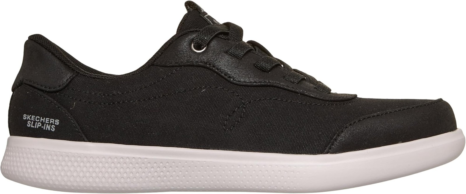 Skechers Women’s Bobs Skip Cute – City Stride – Black – 6 B – Medium