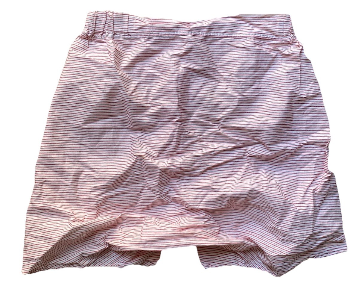 NOS VTG 60s Hanes Givvies Cotton Boxer shorts yoke-front 28 50s striped