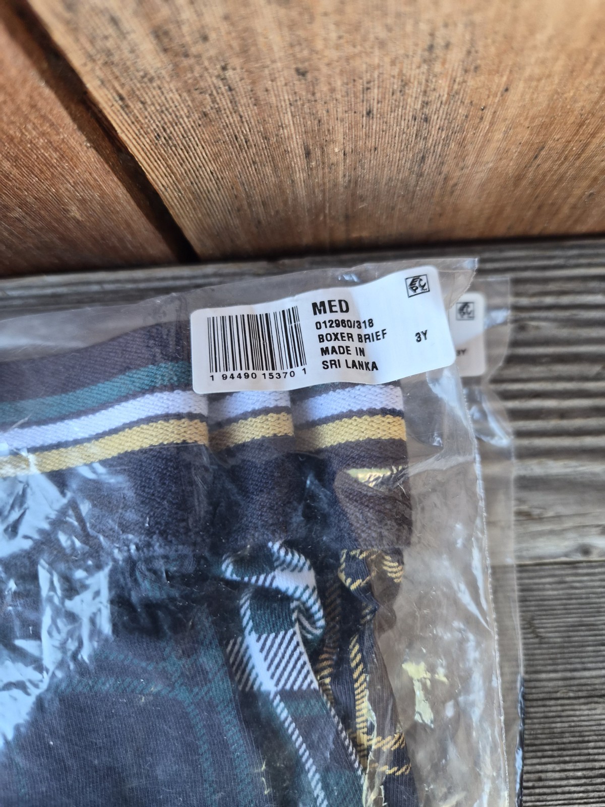 Jockey USA Original Men’s Boxer Brief Underwear Medium 3 Pack Made in Sri Lanka