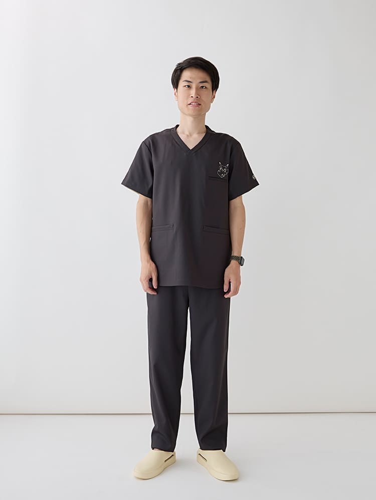 Pokemon Unisex Scrub Tops & Pants Set XXS-XXL Classico JAPAN