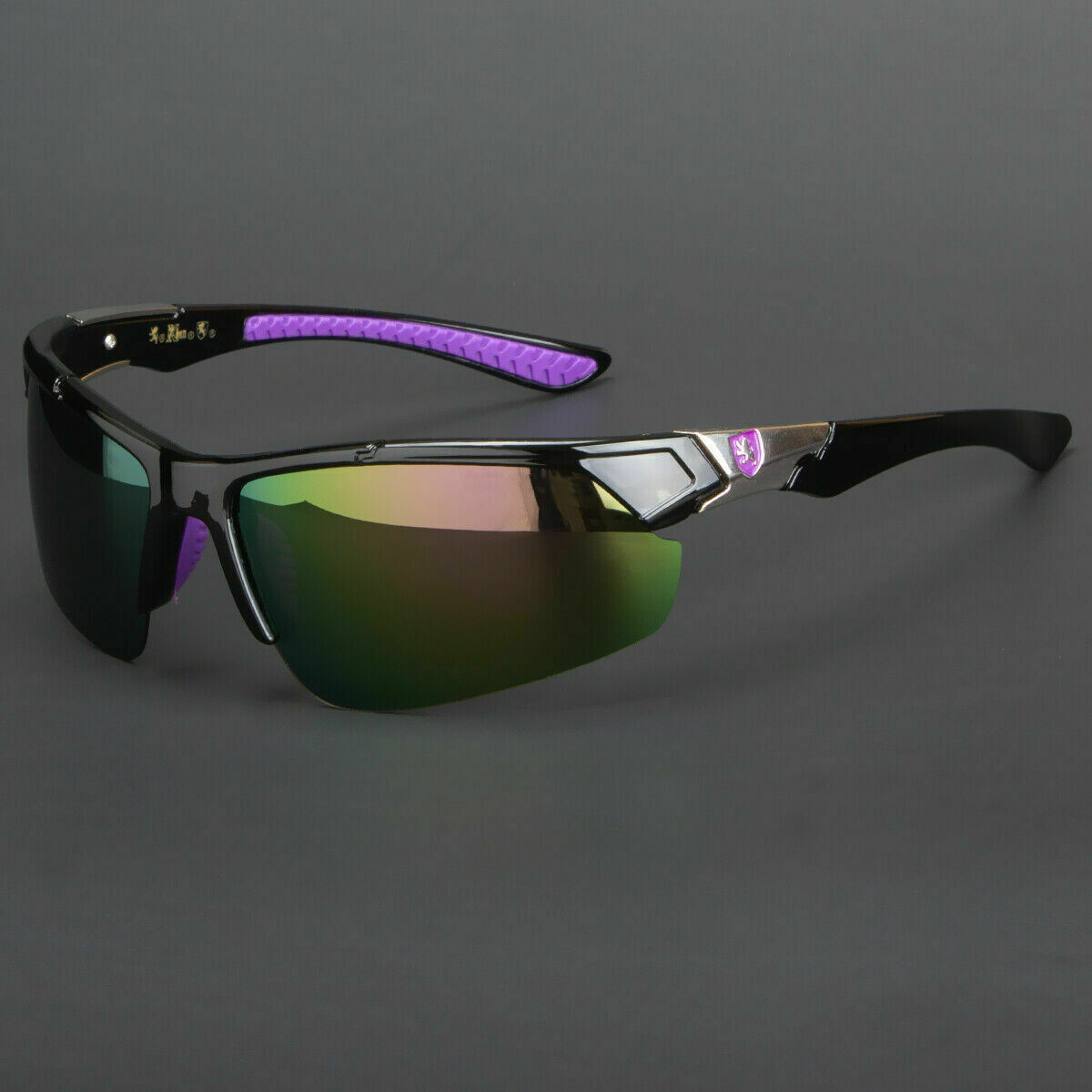 New Men Polarized HD Sunglasses Sport Wrap Around Mirror Driving Khan Sunglasses