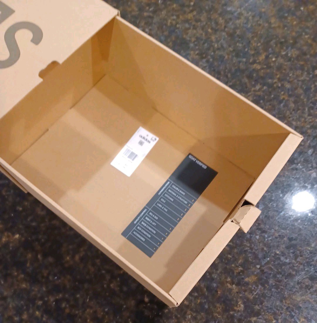 EMPTY BOX ONLY Adidas Yeezy Slide Onyx HQ6448 Size 11 Men (NO SHOES INCLUDED)