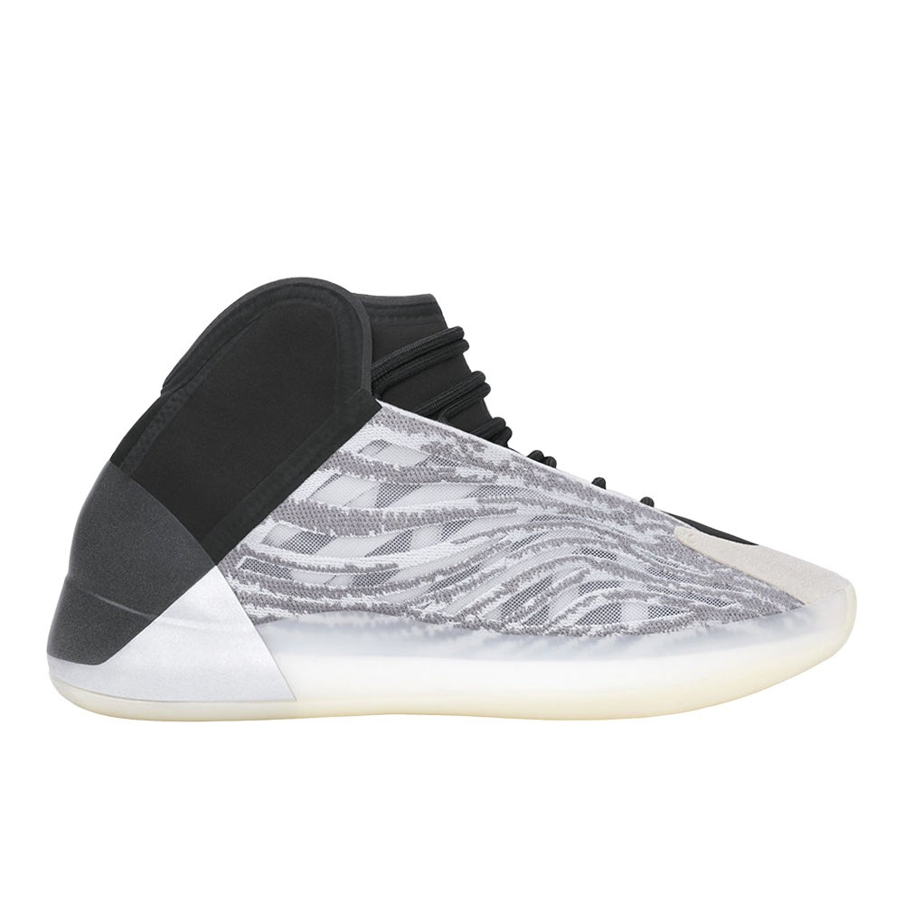 adidas Yeezy Quantum Lace Up Mens Grey Sneakers Casual Shoes Q46473
