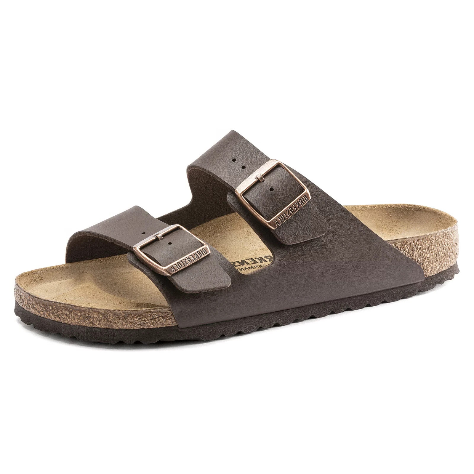 Birkenstock Arizona Mocha Soft Footbed Birko-Flor Unisex Sandals Wide/Narrow