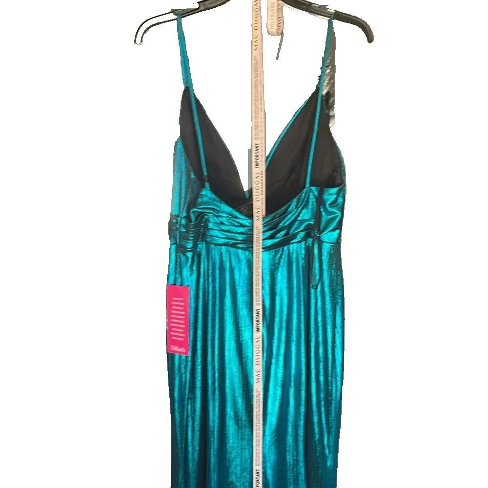 Ieena for Mac Duggal Blue evening gown, size 8, New With Tags