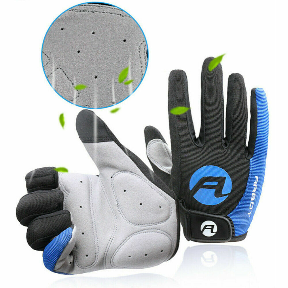 Men Full Finger Work Out Gym Gloves Sport Weight Lifting Exercise Fitness Gloves