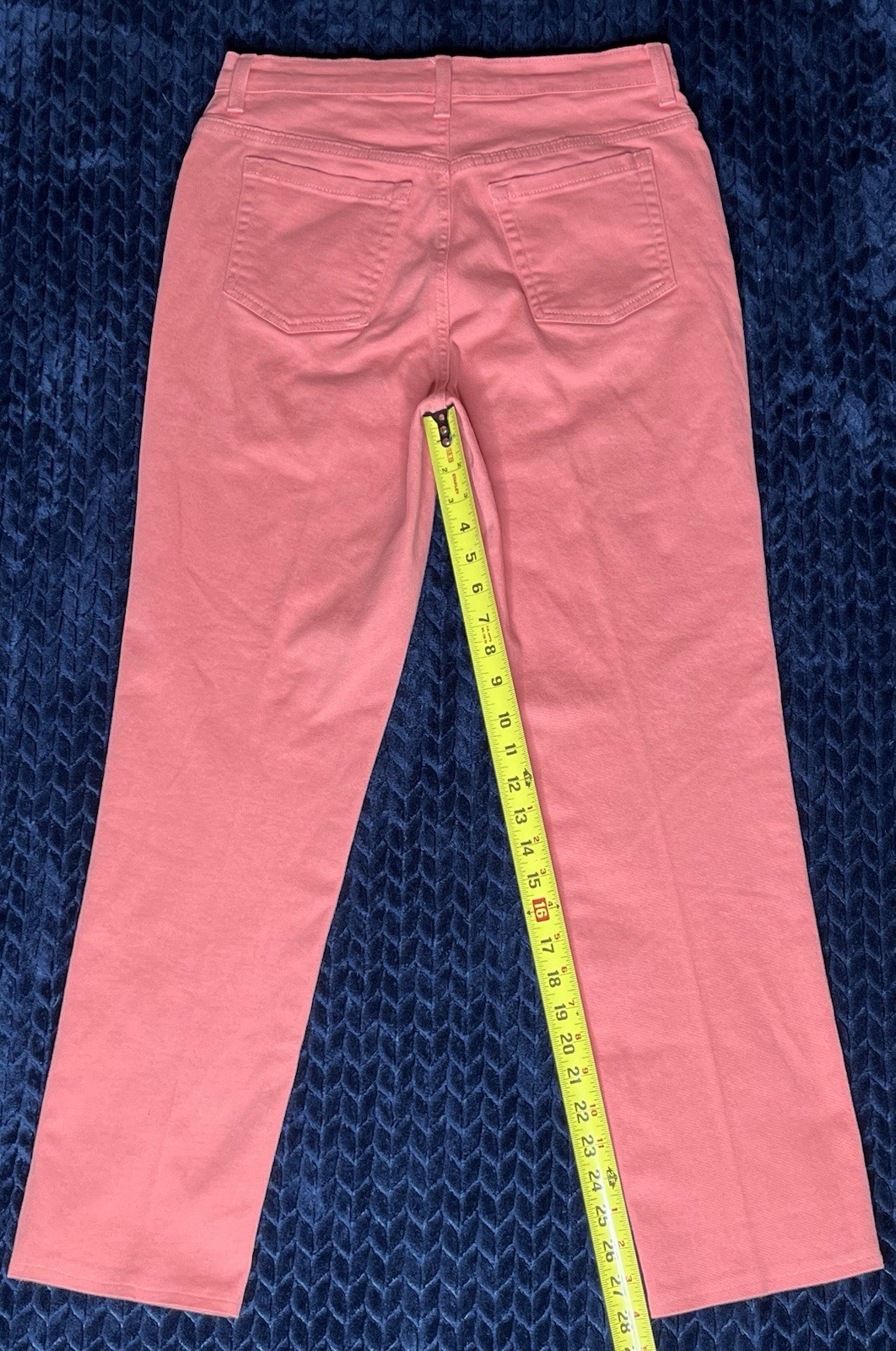 Gloria Vanderbilt Women’s Denim Jeans Amanda Size 10 Pink Made In Sri Lanka Used